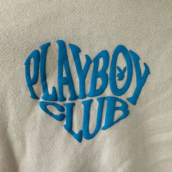 Playboy By Pacsun Club Layered Pullover Drawstring Hoodie Sweatshirt Leisure S - Picture 8 of 12